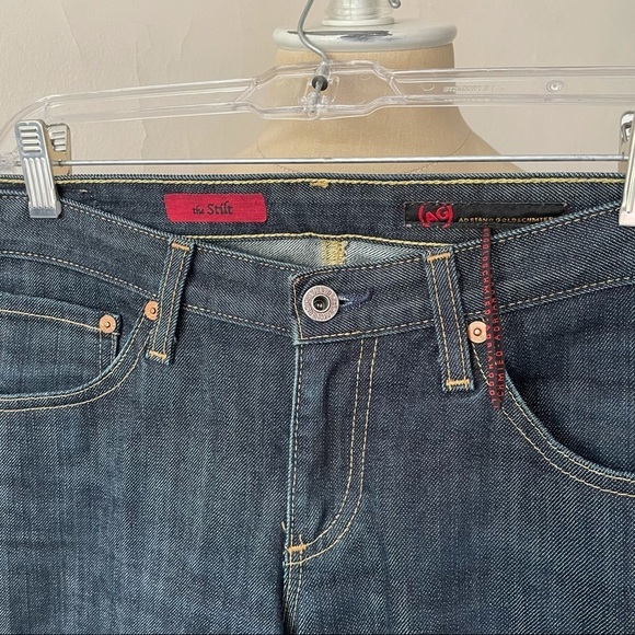 AG Adriano Goldschmied Blue The Stilt Skinny Jeans EUC Size 28 - Picture 3 of 6